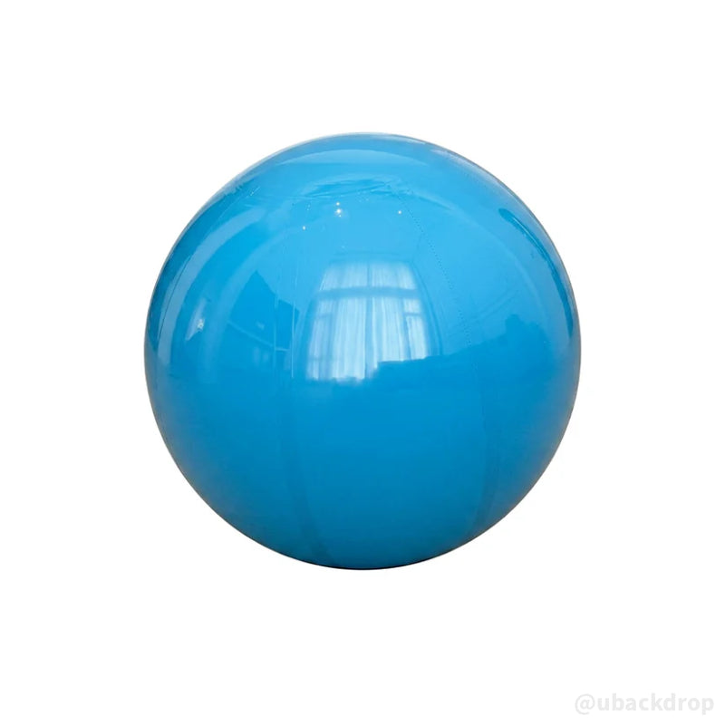 Blue Big Matte Inflatable Balls – Reusable Party & Event Decor-ubackdrop