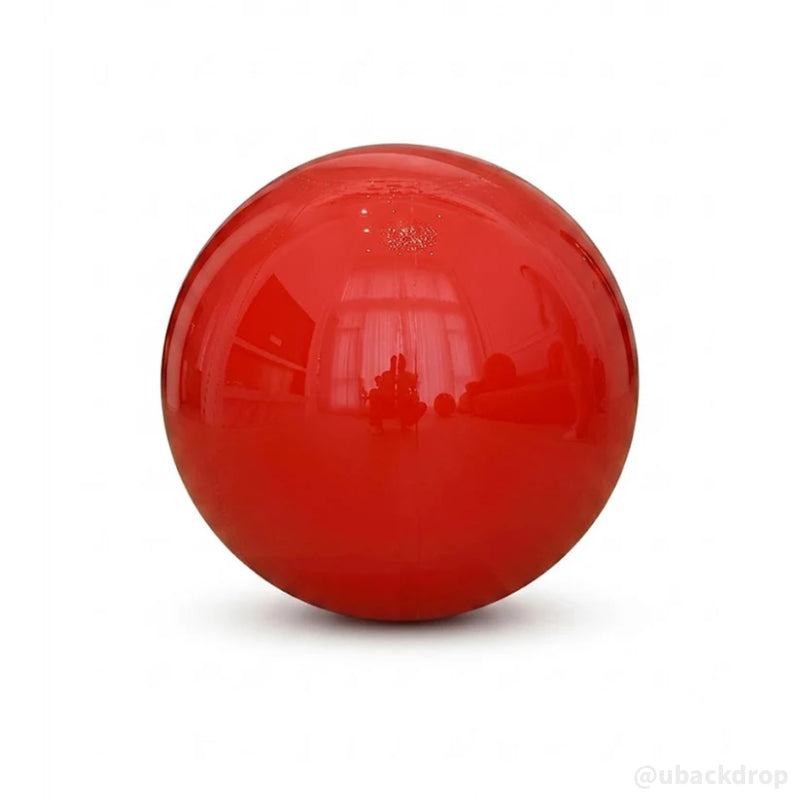 Red Big Matte Inflatable Balls ¨C Reusable Party & Event Decor-ubackdrop