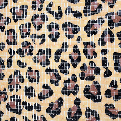 Khaki Leopard Shimmer Wall Panels – Easy Setup Wedding/Event/Theme Party Decorations-ubackdrop