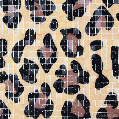 Khaki Leopard Shimmer Wall Panels – Easy Setup Wedding/Event/Theme Party Decorations-ubackdrop