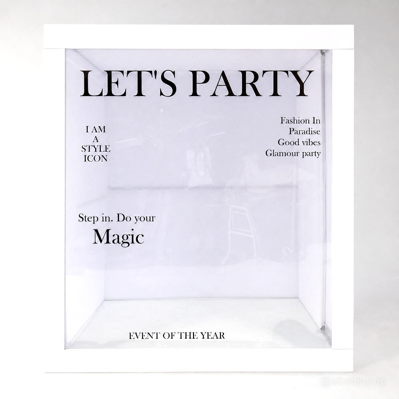 6.5x7.5ft Magazine Photo Booth Party Photo Box-ubackdrop