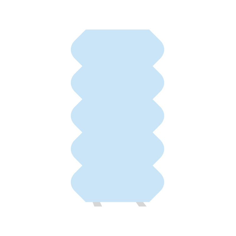 3x6ft Corrugated Spring Stand Party Backdrop Decor-ubackdrop