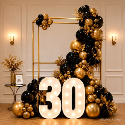 Double Layer Square Balloon Stand for Modern Party Decor-ubackdrop