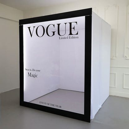 7.5x6.5ft Magazine Photo Booth Party Photo Box-ubackdrop