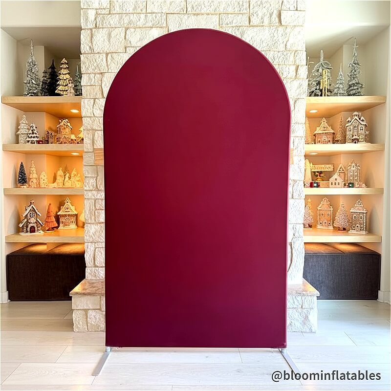 4x7ft Chiara Arched Shiny Backdrop-ubackdrop