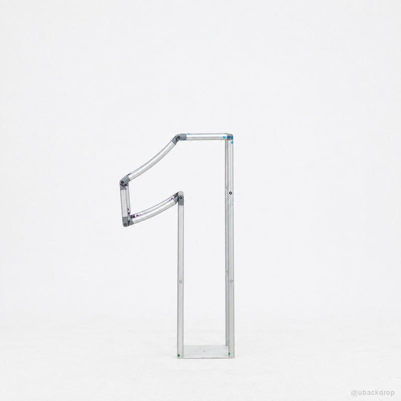 Metal number one balloon frame party stand event decor