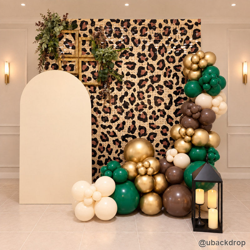 Modern birthday party stand balloon backdrop decoration display