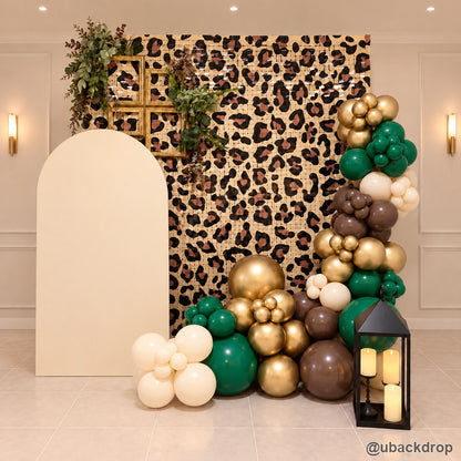 Modern birthday party stand balloon backdrop decoration display