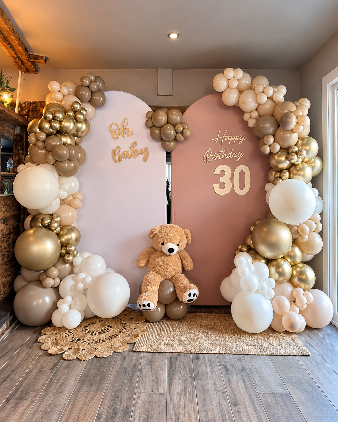 Soft tones for a special celebration