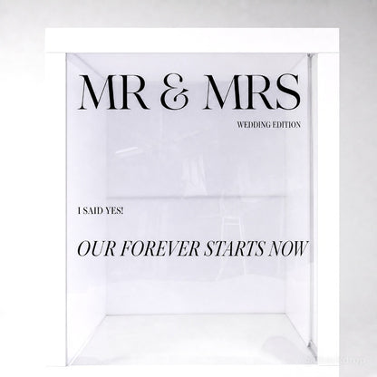 6.5x7.5ft Elegant Wedding Magazine Cover Photo Booth Prop Party Box