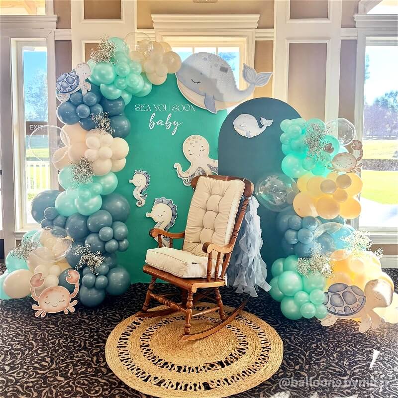 Chiara Backdrop Wall Set, Arched Wall Set Birthday&Baby Shower&Wedding Party Decoration-ubackdrop