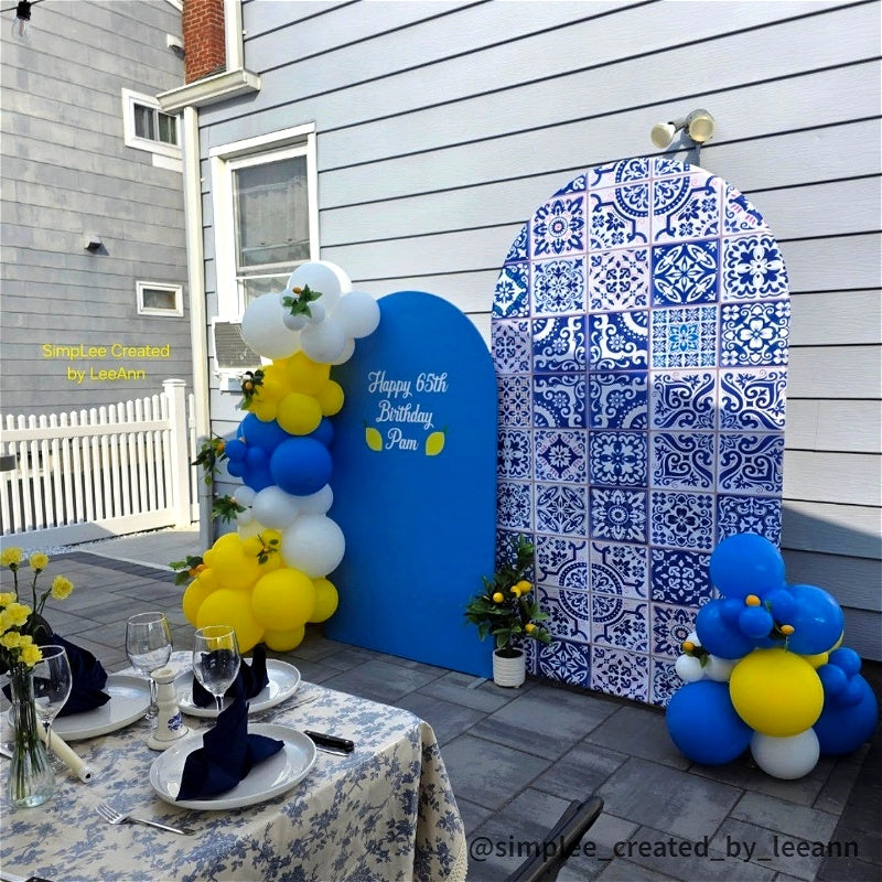 Chiara Backdrop Wall Set, Arched Wall Set Birthday&Baby Shower&Wedding Party Decoration-ubackdrop