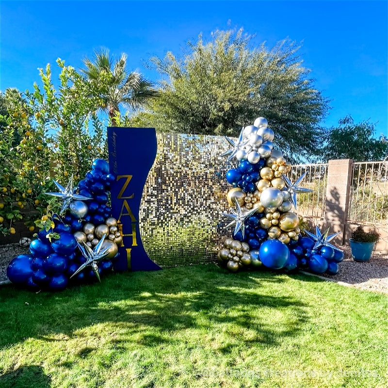 Silver Shimmer Wall Panels – Easy Setup Wedding/Event/Theme Party Decorations-ubackdrop