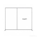 10x8ft Double-Sided Square Backdrop Stand with Cover for Events