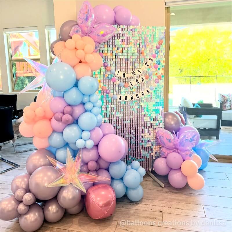 Fancy Silver Shimmer Wall Panels – Easy Setup Wedding/Event/Theme Party Decorations-ubackdrop
