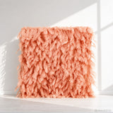 Boho Pink Orange Feather Flower Wall for Party Backdrop