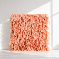 Boho Pink Orange Feather Flower Wall for Party Backdrop