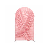 Custom Crisscross Draped Arch Backdrop Cover for Party Events