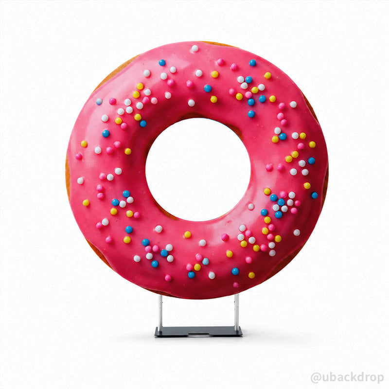 6.5ft Luxury Double Round Concentric Circle Backdrop Stand for Events-ubackdrop