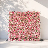 Pink Rose Flower Wall Backdrop for Birthday&Baby Shower Party Decorations