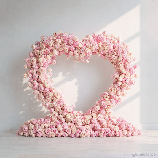 pink-heart-flower-stand-backdrop-for-wedding-party-event