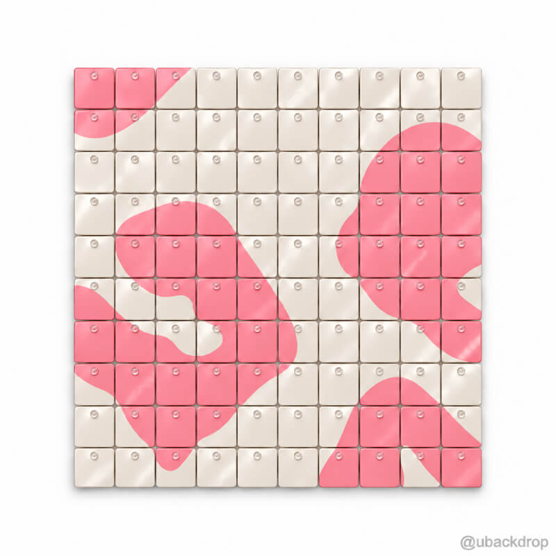Pink Leopard Shimmer Wall Panels – Easy Setup Wedding/Event/Theme Party Decorations