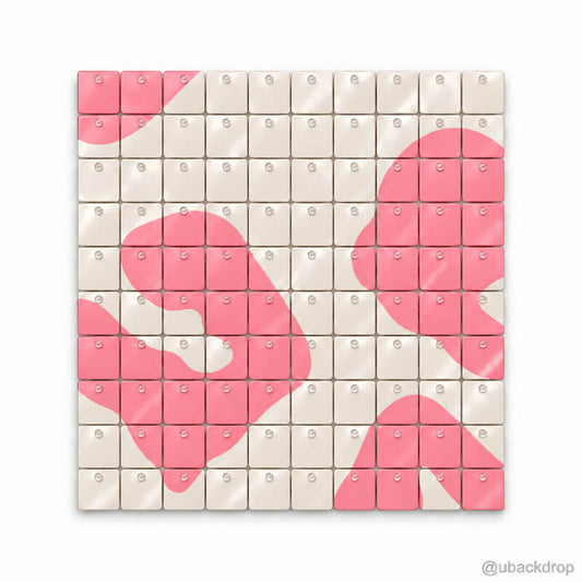 Pink Leopard Shimmer Wall Panels – Easy Setup Wedding/Event/Theme Party Decorations