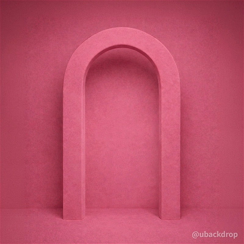 4.3x7ft 3D Dual-Tube Ruched Fabric Cover Arch Stand for Event Decor-ubackdrop