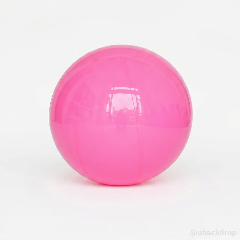 Pink Big Matte Inflatable Balls ¨C Reusable Party & Event Decor-ubackdrop