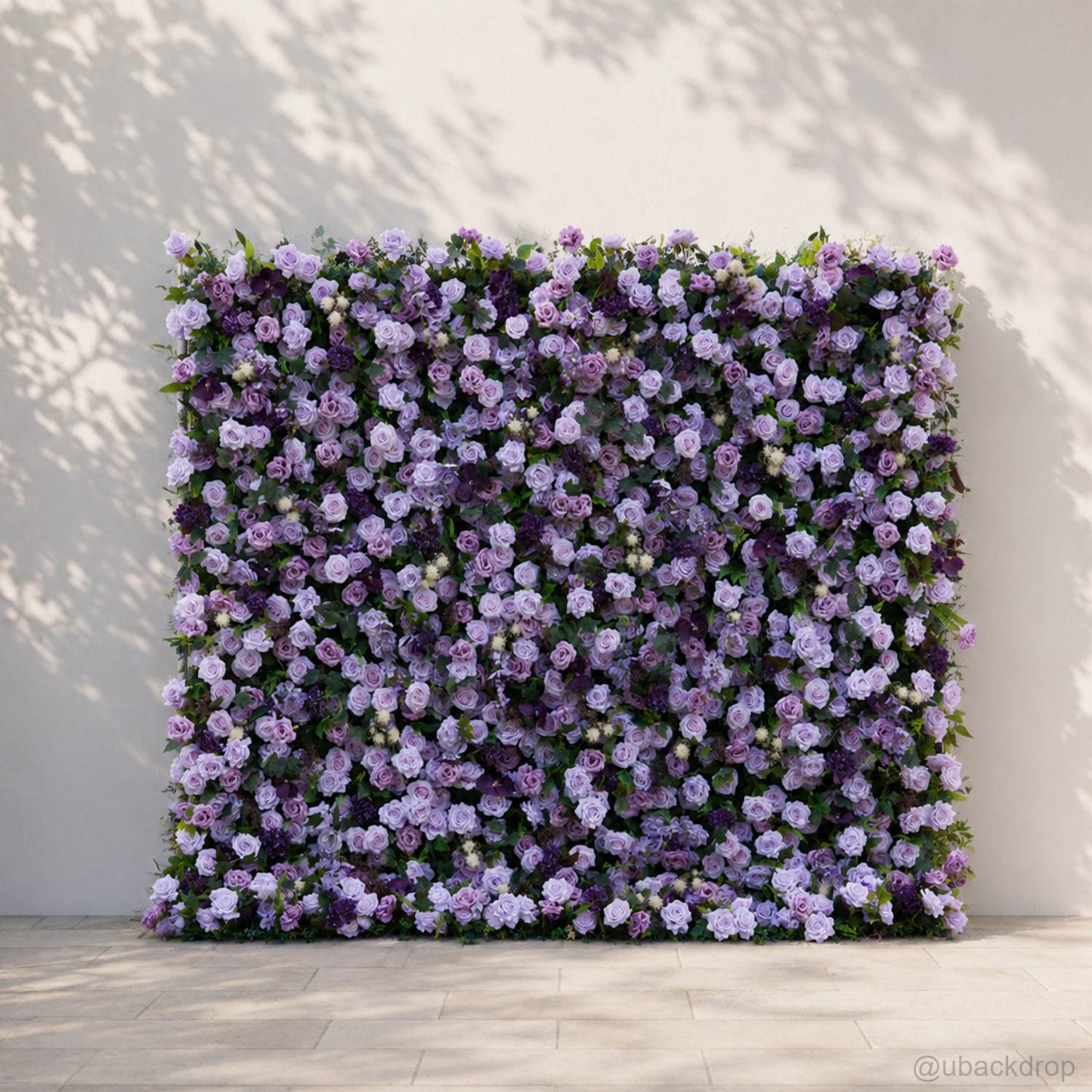 purple-black-rose-flower-wall-backdrop-for-wedding-party-event