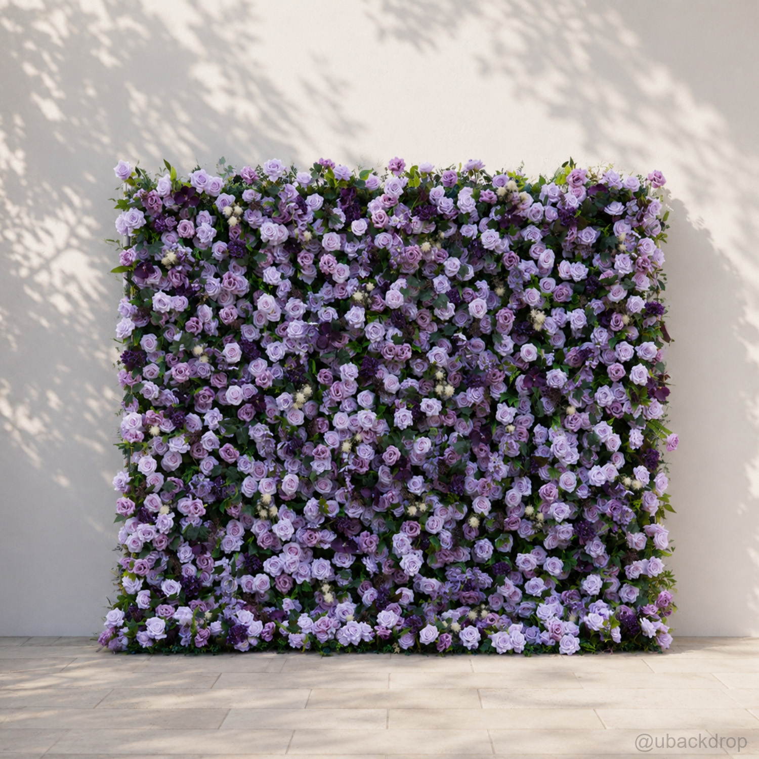 purple-black-rose-flower-wall-backdrop-for-wedding-party-event