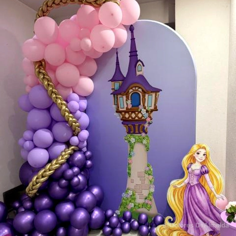 4x7ft Chiara Arched Backdrop Frame Custom Arched Wall Backdrop Cover for Party Decoration-ubackdrop