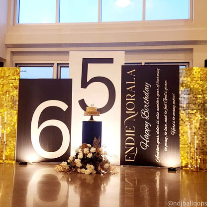 Rectangular Backdrop Wall Set, Birthday&Baby Shower&Wedding Party Decoration-ubackdrop