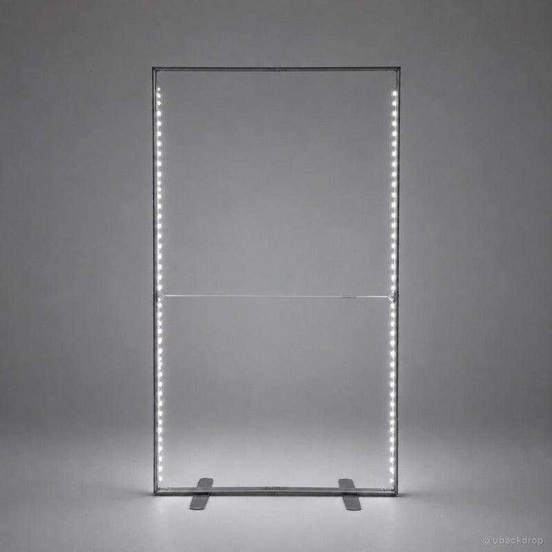 Rectangular LED light box party stand photo backdrop
