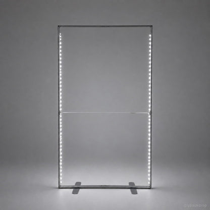 Rectangular LED light box party stand photo backdrop