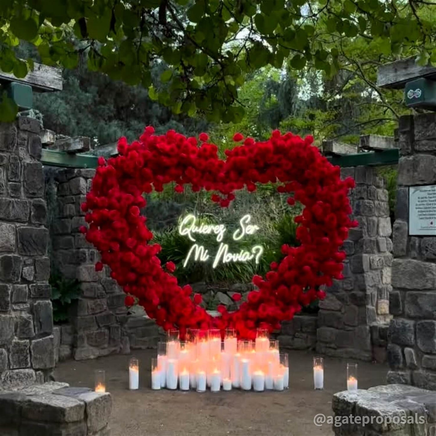 8ft Romantic Atmosphere Heart Shaped Red Rose Flower Wall Wedding Decoration Indoor-ubackdrop