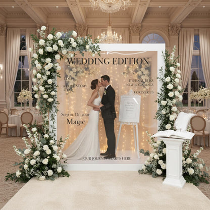 6.5x7.5ft Magazine Photo Booth Party Photo Box