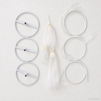 Round frame cover hardware kit party backdrop accessories