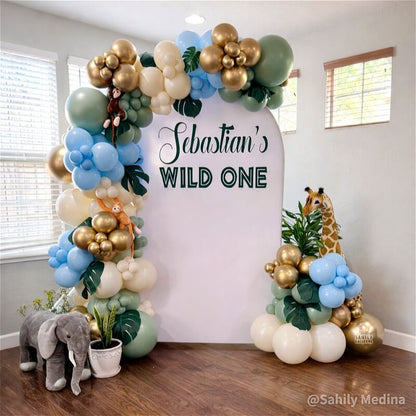 4x7ft Chiara Arched Backdrop Frame Custom Arched Wall Backdrop Cover for Party Decoration-ubackdrop