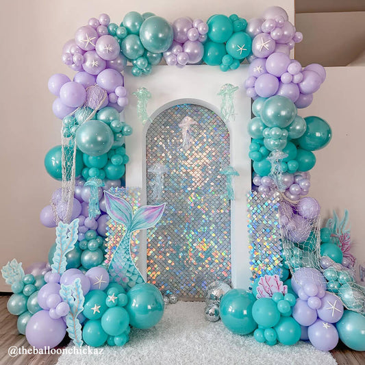 Fancy Silver Mermaid Shimmer Wall Panels – Easy Setup Wedding/Event/Theme Party Decorations-ubackdrop