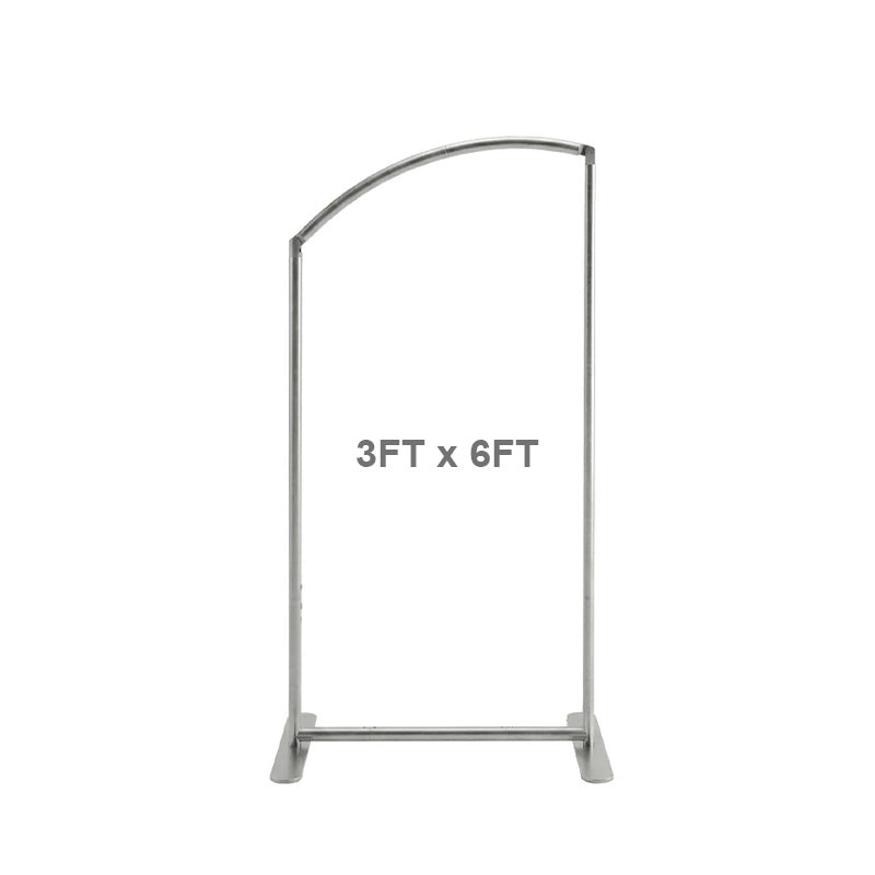 3x6ft Chiara Arch Frame with Tension Pillow Cover-ubackdrop