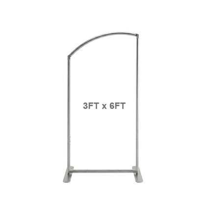 3x6ft Chiara Arch Frame with Tension Pillow Cover-ubackdrop
