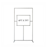 4x7ft Hollow Collapsible Panel Party Photo Booth Backdrop Stand