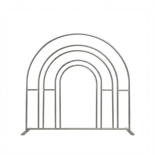 7x7ft Hollow Rainbow Arch Backdrop Party Decoration Props-ubackdrop