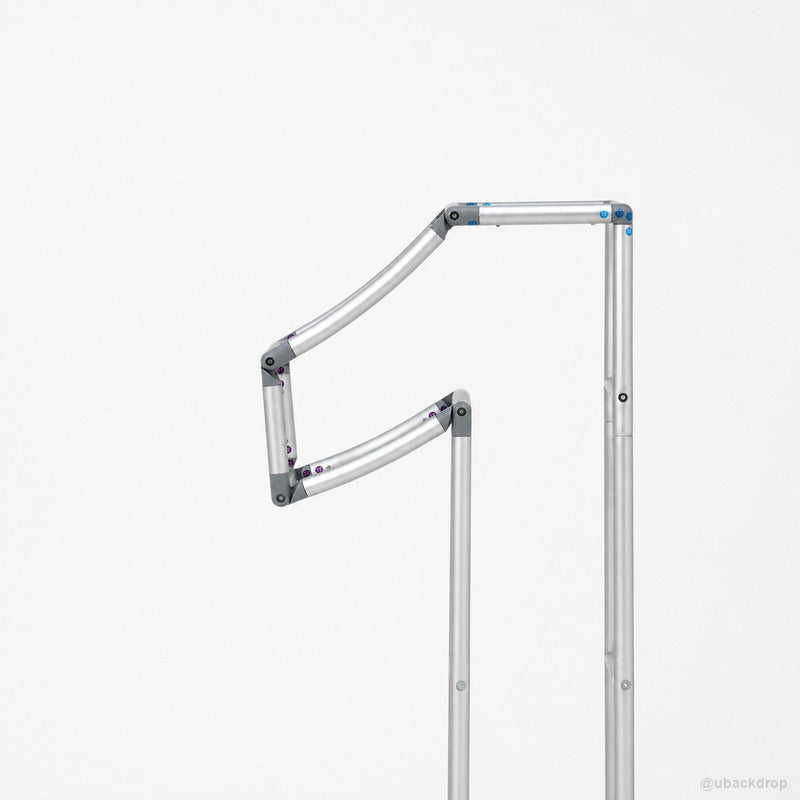 Silver number one balloon frame party event stand