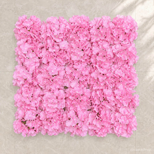 100PCS Artificial Pink Hydrangea Flower Pack for Wedding, Party & Event Decoration-ubackdrop
