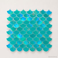 Rainbow Blue Mermaid Shimmer Wall Panels – Easy Setup Wedding/Event/Theme Party Decorations