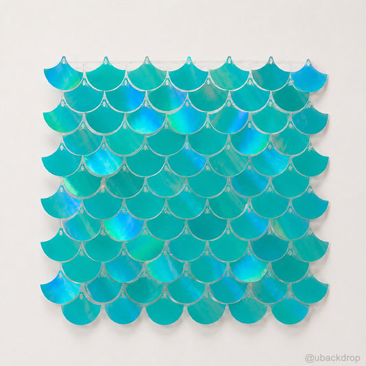 teal-fish-scale-shimmer-wall-backdrop-for-party-event-decor
