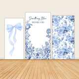 Something Blue Before I Do Wedding Rectangle Backdrop Covers