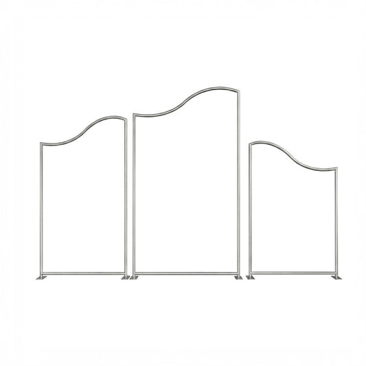 3 pcs Wedding Arch Backdrop Stand Photography Background-ubackdrop
